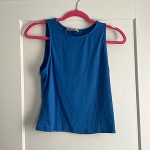 Blue tank top